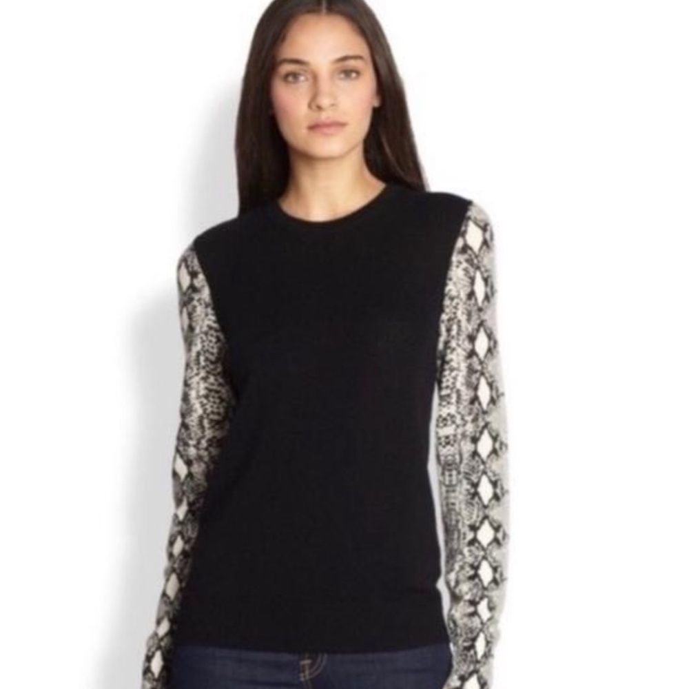 Equipment black cashmere sweater